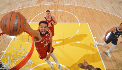 nba全明星赛毫无防守的东区211-186获胜得分记录下降